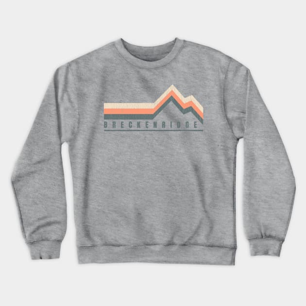 Breckenridge, Colorado Crewneck Sweatshirt by Sisu Design